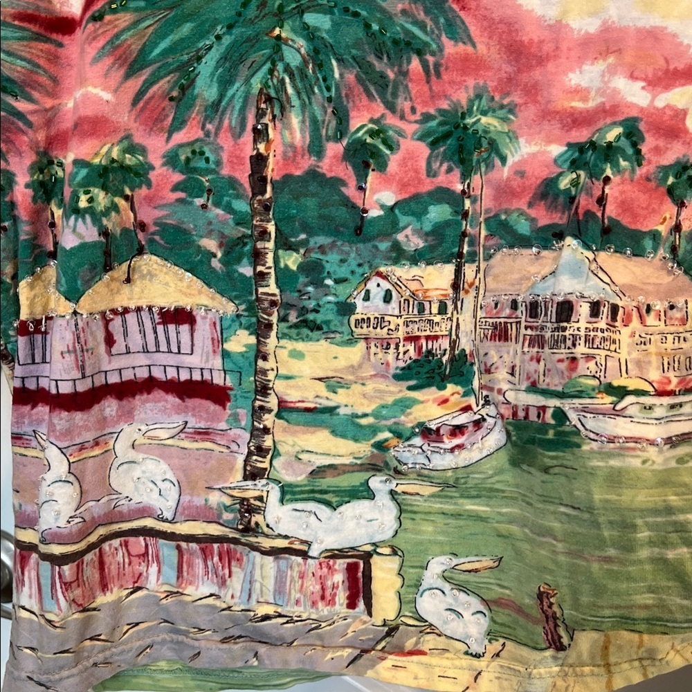 Take Two Vintage Painting Top - Picture 4 of 5
